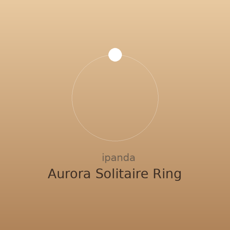 Aurora Solitaire Ring