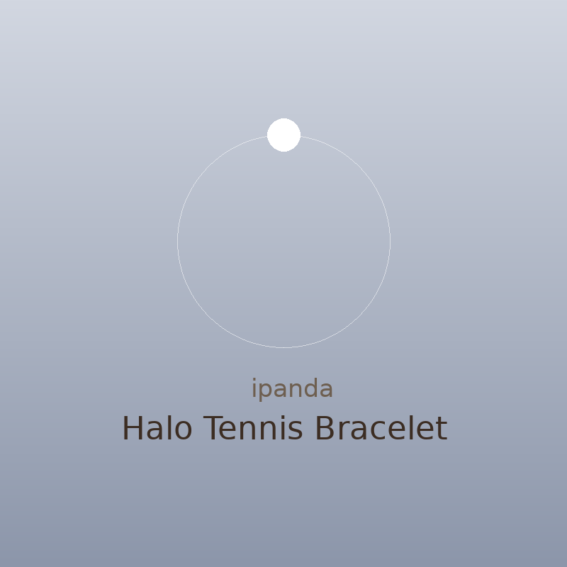 Halo Tennis Bracelet