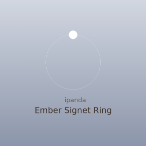 Ember Signet Ring