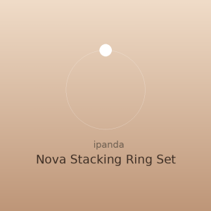 Nova Stacking Ring Set