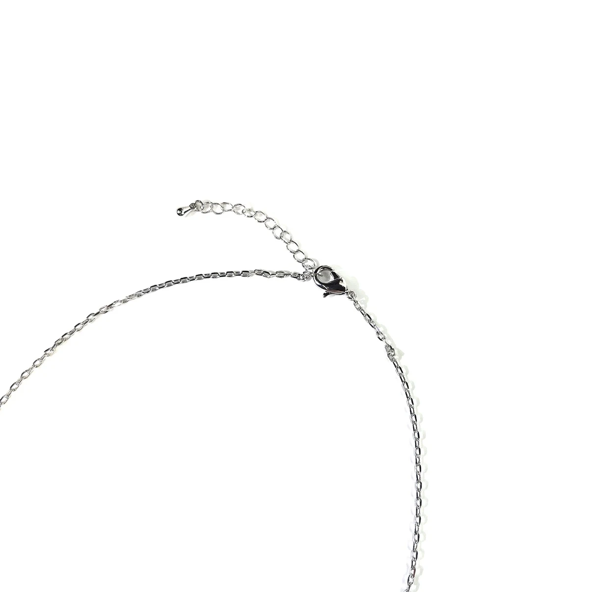 Lobster clasp and extender chain detail